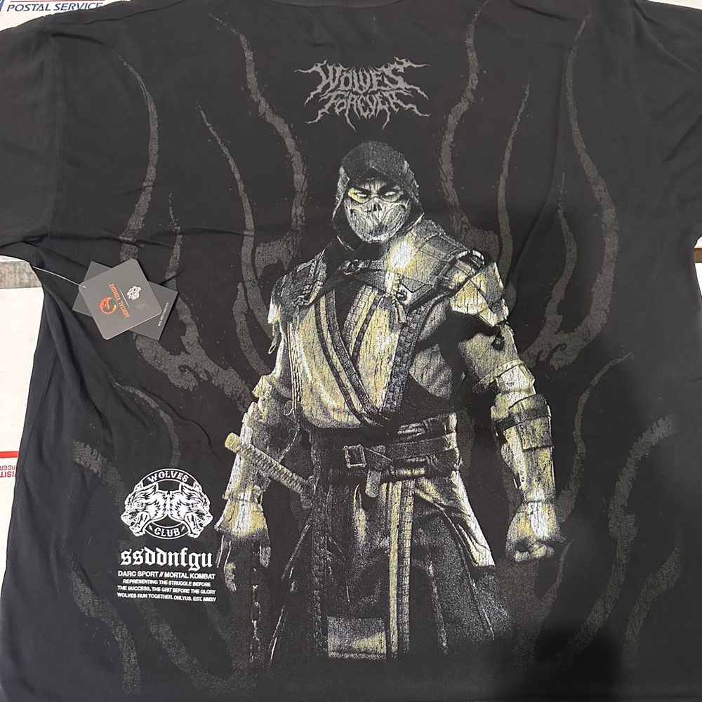 Black Mortal Kombat Scorpion Darc sport